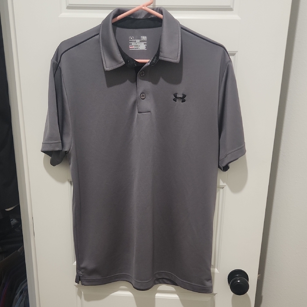Under Armour Men's Charcoal Polo Shirt